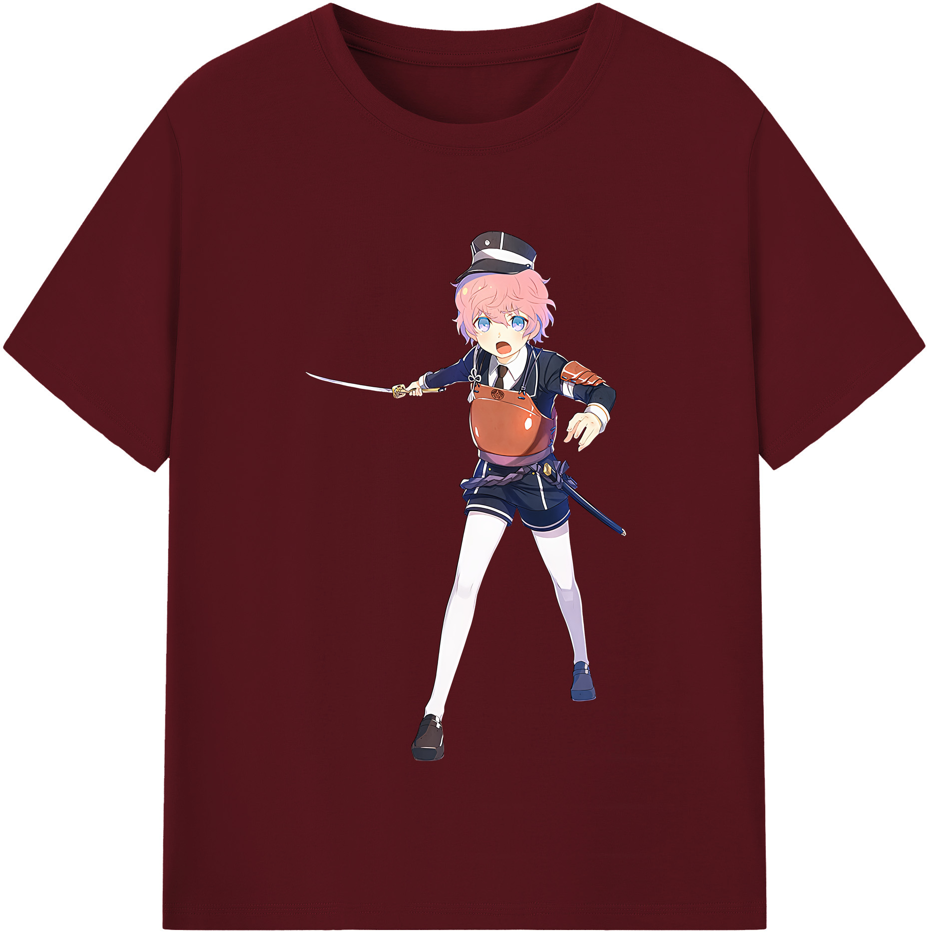 （画像用） 刀剣乱舞 Touken Ranbu 綿100％半袖Tシャツ（フロントプリント）